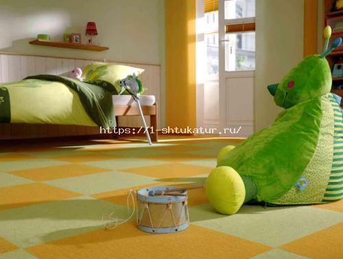 Особенности выбора ковролина для детской комнаты
